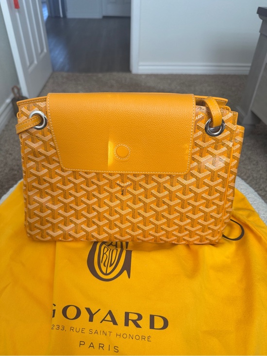 Goyard Handbags - Goyard Yellow Rouette Souple Bag with Dustbag